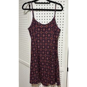 Nordstrom Love By Design Women's Size XL - Scoop Neck Patterned Skater Dress NWT
